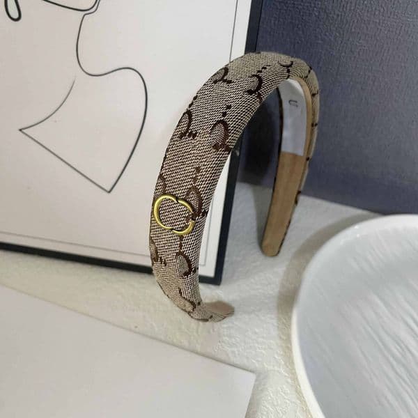 Designer Hairpin Headbands Elastic Hair Hoop Handmade Letter Retro Style Exaggerated Personality Temperament Headband GIFT wholesale