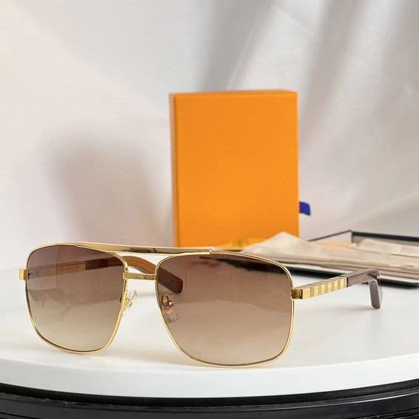2024 Fashion designer Men classic attitude 0259 Metal square frame Popular retro avant-garde outdoor uv 400 protection sunglasses