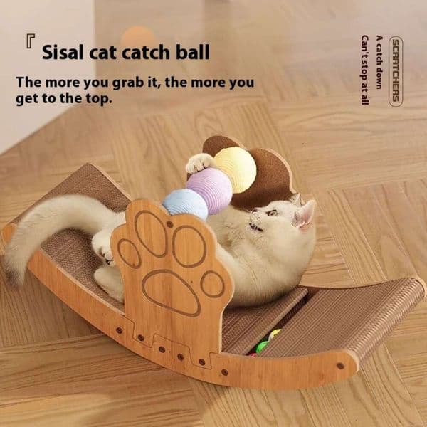 Cat Combination Cleaning and Smoothing Device - Tough yet Gentle Nail Trimmer with Anti-scratch Design