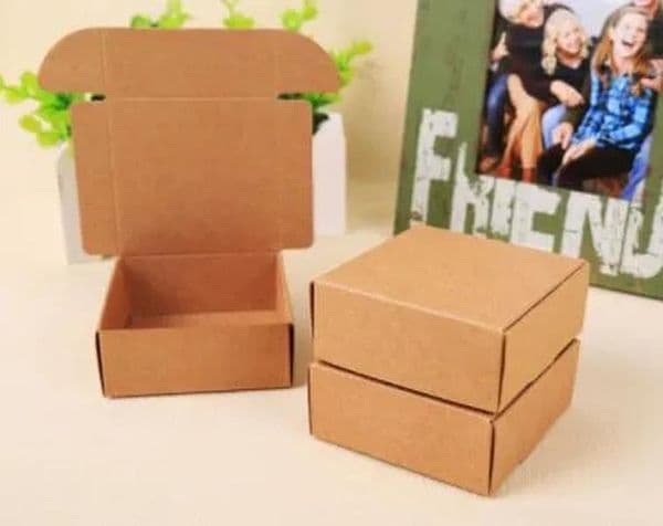 wholesale Small Size Aircraft Cardboard Party Boxes Craftwork Gift Box Fastener Ear Rings Kraft Paper Storage Box ZZ