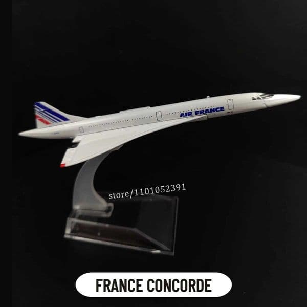1 400 Metal FRANCE CONCORDE Aircraft Airlines Airplane Diecast Plane Model Aviation Collectible Miniature X2501141