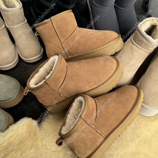uggssneaker Snow Tazz slippers Chestnut Dheepskin slipper snow Wool Blend Winter Australia