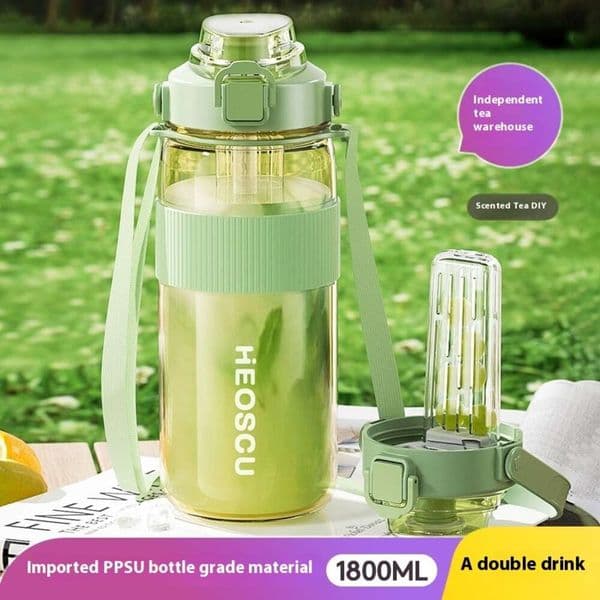 Durable PPSU Reusable Water Bottles for Athletes & Students - Leakproof Design for Everyday Use