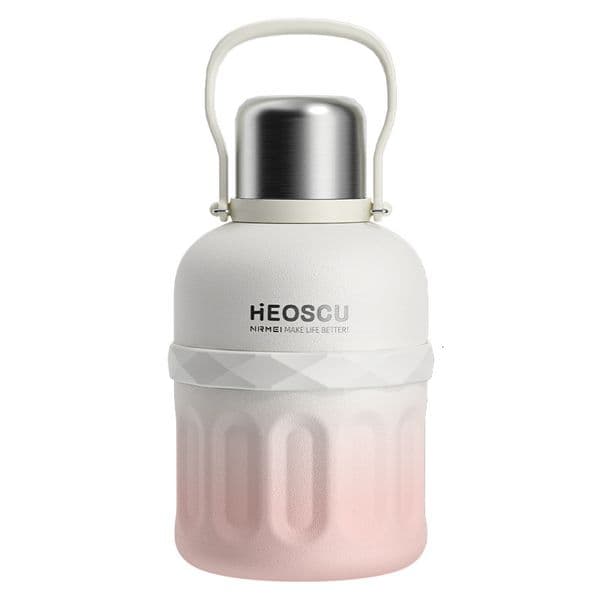Big Belly Designed Stainless Steel Water Thermal Bottle with Straw, Thermal Flask