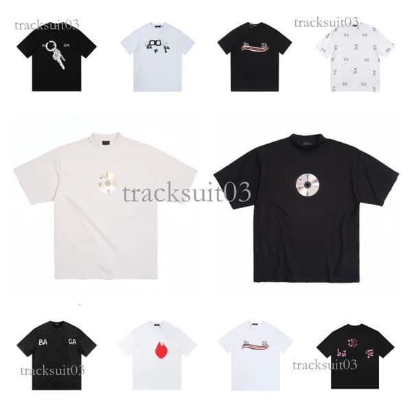2024 New designer t shirt paris mens t shirts Europe France Luxury letter Graphic printing Logo Fashion Mens Tshirt Women Clothes Casual Cotton Tee