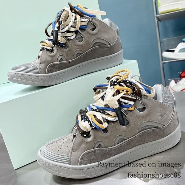 Maroon bread shoes couples thick wide lace board shoes mens and womens shoes luxury designers 2024 new casual breathable sports shoes Size 35-46 +box