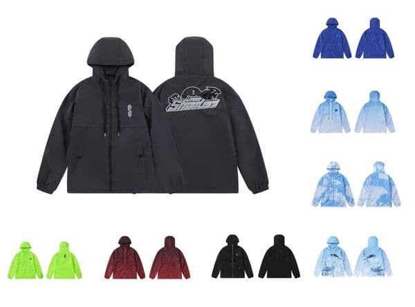 Mens designer jackets windbreaker bomber womens zip up coats leather waterproof zipper embroidery black blue S-XL Veste homme Irongate jcaket Sweatshirts coat