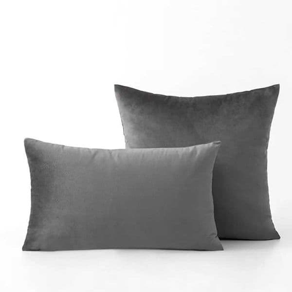 Inyahome soft velvet soft cushion cover pink gray beige green pillow cover bedroom sofa decorative pillowcase 30x50cm/45x45cm pillow W240819