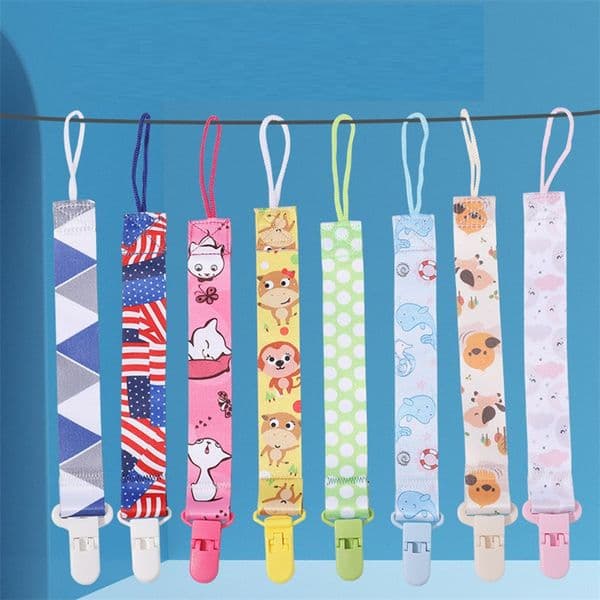 Pacifier Clip -shaped Clip Anti-lost Toy Belt Anti-lost Chain Baby Supplies Nipple Belt Portable Nipple Chain LT1160