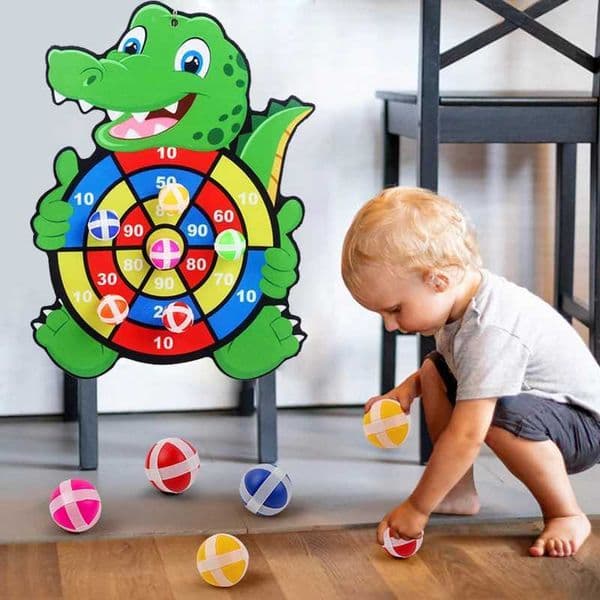 Childrens Education Games Dart Board Baby Toy Sticker Ball Indoor Sports Montessori Games for Children Aged 3 to 7 W240827
