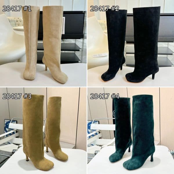 High Boot Paris Fashion Women Boots Suede Fall Winter Booties Outdoor Warm Shoes Sneakers Casual Shoes 28417