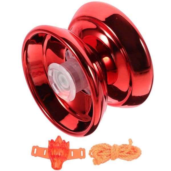 Yo-Yo Plaything Alloy Yo-Yos for Beginner Balls Toys Alloy Entry Type Shaft Plastic Unresponsive Professional Interesting Toy W240827