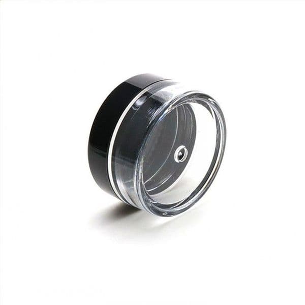 10g acrylic powder clear cosmetic packaging ps mterial 3g 5g 10g 15g 20g cream plastic mini sample jar straight sided