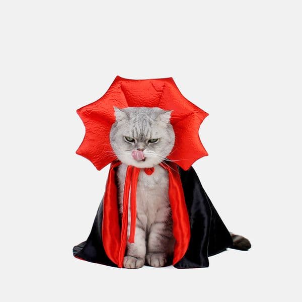 Cute Halloween Costumes Cosplay Vampire Cloak For Small Dog Kitten Puppy Dress Kawaii Pet Clothes Cat Accessoties Gift ddmythur