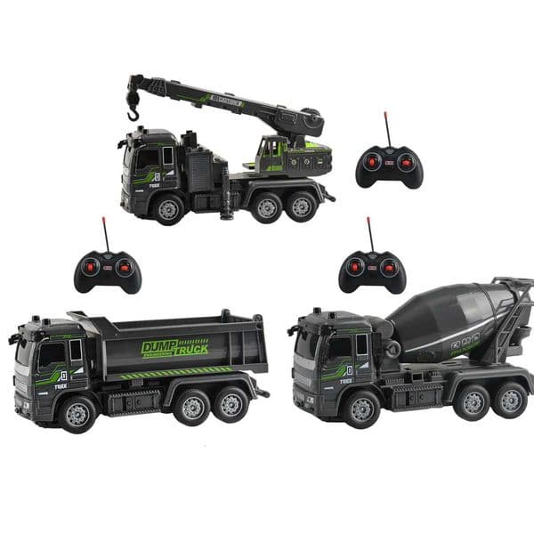 1 32 RC Engineering Car Toy Electric RC Truck Remote Control Truck RC W240829