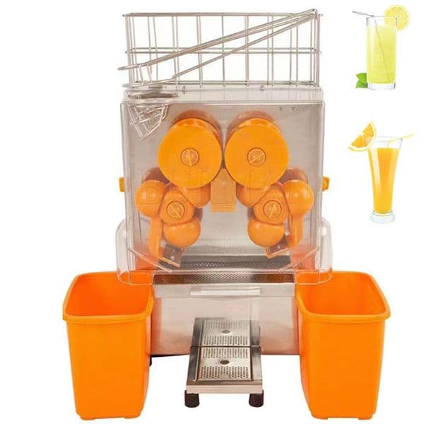 Electric Automatic Orange Juicer Fresh Orange Lemon Squeezer Press Machine For Fruit Store Use For Sale 220V 110V 120W