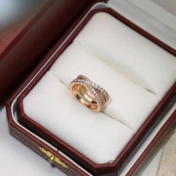 Designers ring fashion women jewelrys gift luxurys Diamond Silver rings Designer couple jewelry gifts Simple personalized style Party
