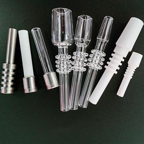 510 Thread Quartz Titanium Ceramic Nail Smoking Accessories 10mm 14mm 18mm Replacement Tips