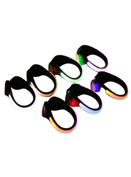 LED Luminous Shoe Clip Light Novelty Lighting Outdoor Running cycling Bicycle RGB Safety Night Lights Warn lamp Glowing zapato cic