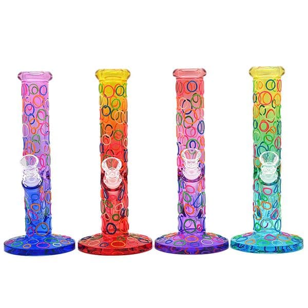 Borosilicate Glass Bong,Glass Hookah,Color Gradient With Luminous Glass Water Pipe,Glow In Dark,Home Decorations,Festival Gifts,Smoking Accessaries,HippiesGlass