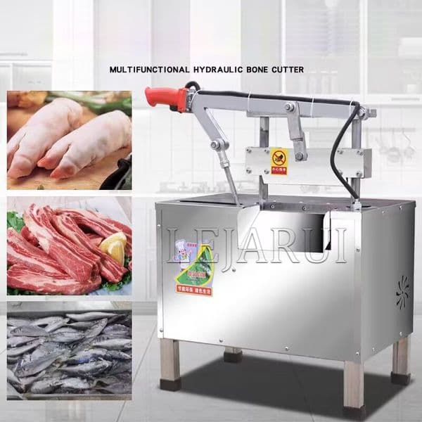 Electric Bone Sawing Machine Commercial Tabletop Bone Cutting Machine Lamb Bone Cutter Cut Trotter/Ribs/Frozen Meat