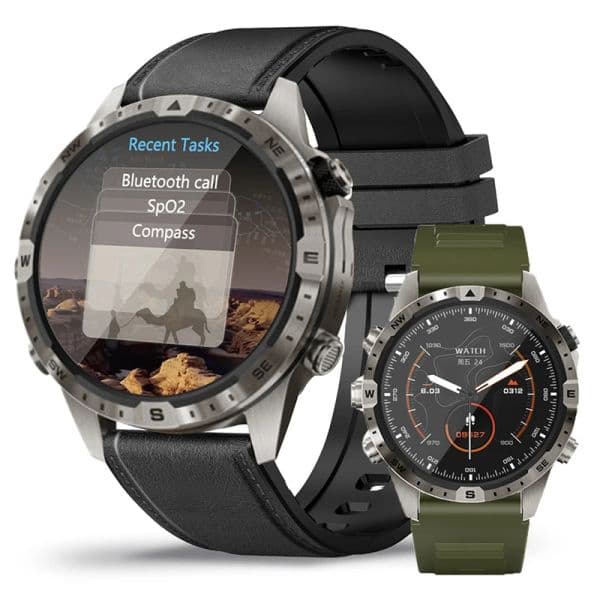 2025 NEW Smart Watch GT45 Men Bluetooth Call Outdoor Sports Voice Assistant Compass Health Monitoring Fitness Tracker Smartwatch