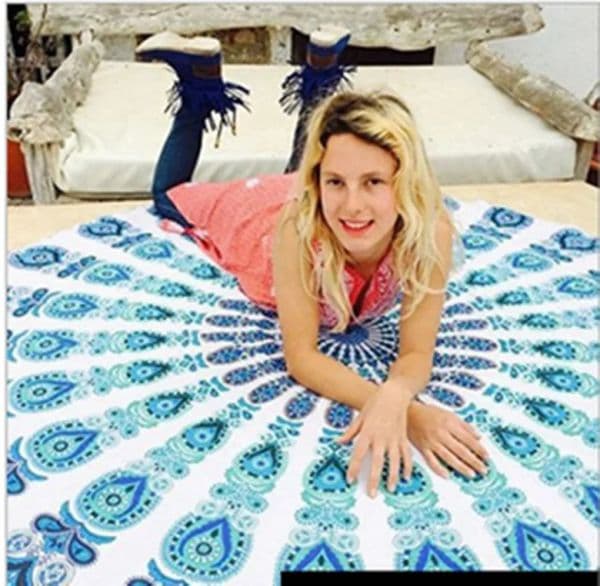 Mandala Psychedelic Hippie Bohemian 2025 Tapestries Wall Hanging Flower Psychedelic Tapestry Indian Dorm Decor for Living Room