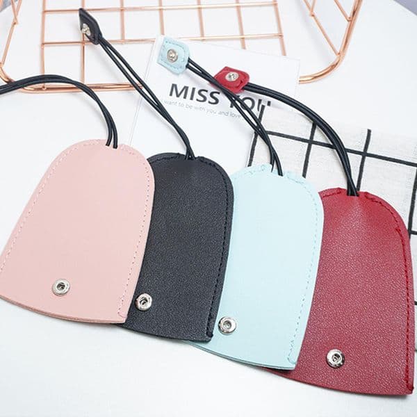Cute Pull Out Key Organizer PU Keychain Leather Key Wallet Household Car Key Holder Key Box Pull Type Leather Key Holder Pouch