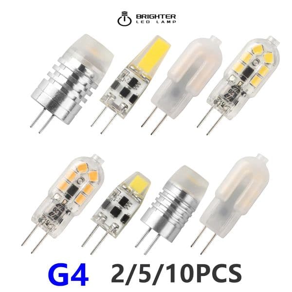 new LED MINI G4 AC/DC 12V Low power 1.2W 1.4W 2W 3W 2025 high light efficiency strobe free for crystal chandelier kitchen study toilet