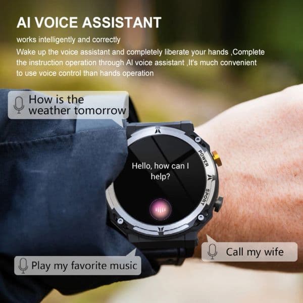 C21Pro Smart Watch 1.39inch 360x360 HD Large Screen Waterproof Heart Rate Blood Pressure Blood Oxygen Monitoring Sports Watch