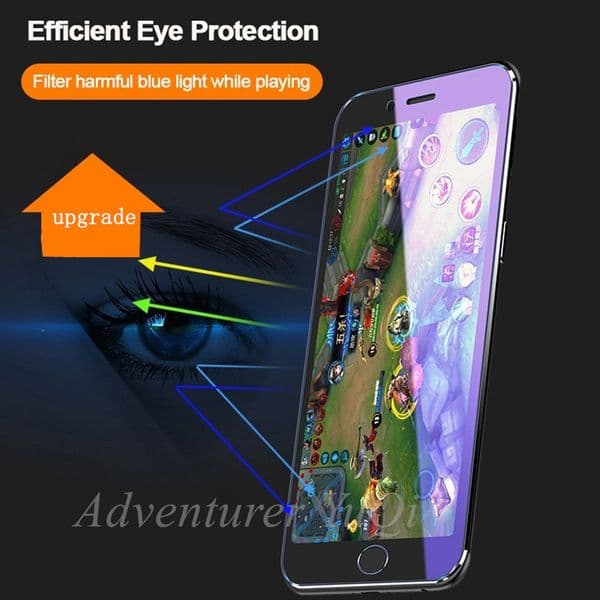 2pcs Anti 2025 Blue Ray Light Tempered glass For iPhone 16 15 14 13 12 11 Pro Max Mini SE2020 XR XS X 7 8 6 6S Plus Screen Protector