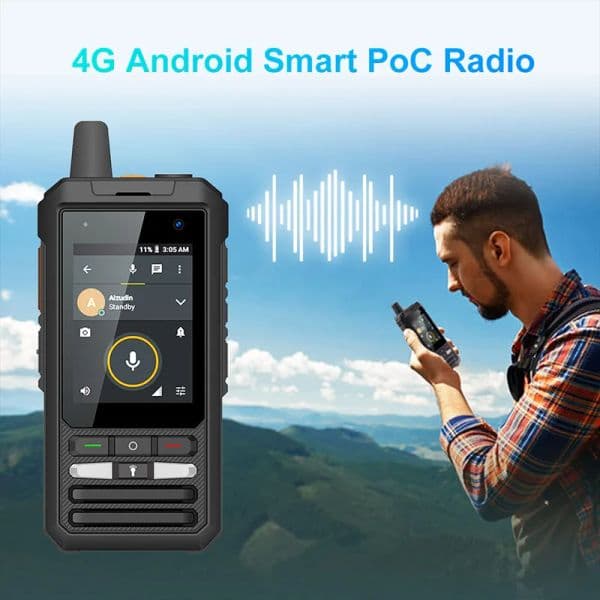 UNIWA F80S Android Phone With Walkie Talkie Long Range 4G Smartphone IP54 new Red Phone 1GB 8GB 2.4" 4000mAh Android 2025 10 POC/SOS