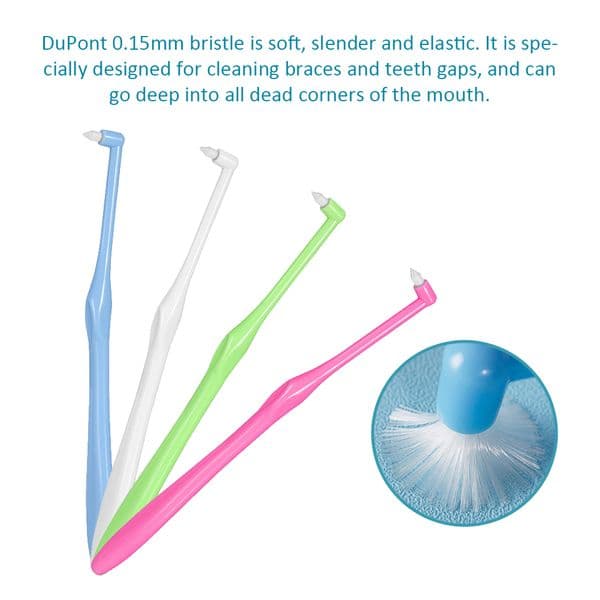 Orthodontic Interdental Brush Soft Teeth Cleaning Toothbrush Tooth-floss Tooth Care Tools for Opsigenes Cleaning