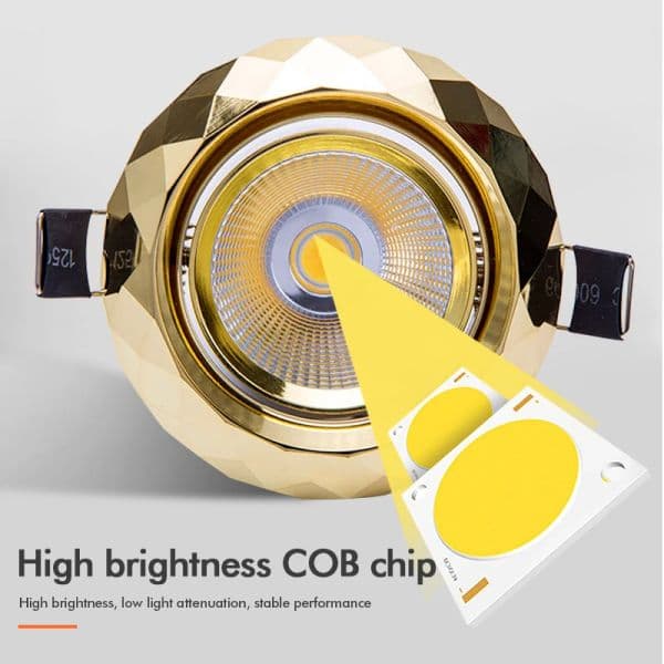 2025 Dimmable new LED Downlight Recessed Ceiling Lamp 5W 7W Thick Aluminum Embedded SpotLights for Bedroom Living Room Lighting Spot