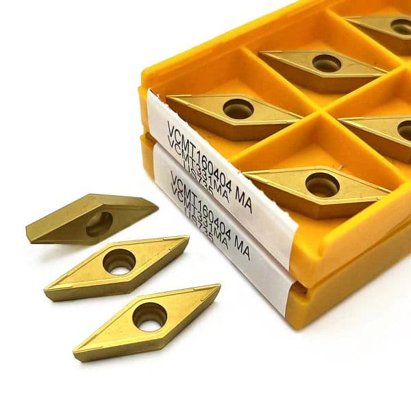 10PCS VCMT160404 VCMT160408 MA Vp15tf Ue6020 CNC Turning Tool 35 Degree Diamond Turning Tool Lathe Tools Cutting Tool VCMT 1604