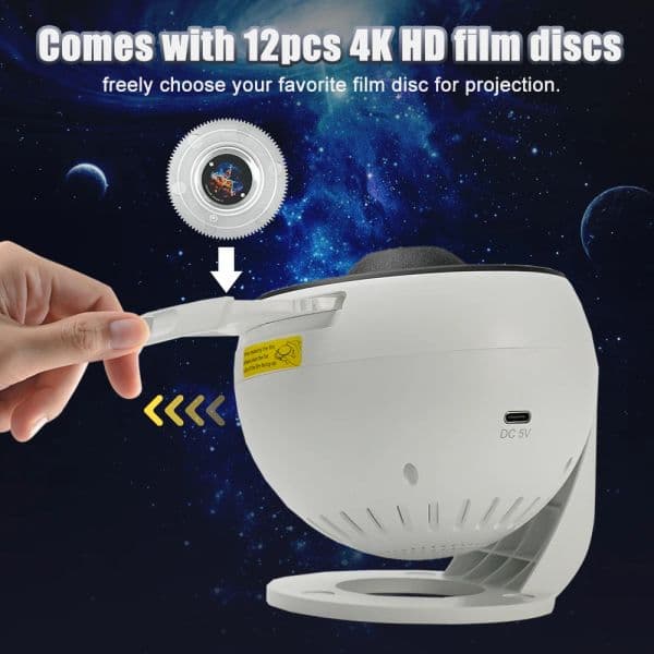 2023 New Galaxy Projector For Kids Bedroom Room Decor Star Starry Sky Night Light Planetarium Stars Projector Led Lamp