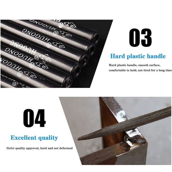 10pcs Dia new Mini Needle File 140mm DIY 2025 Wood Rasp For Metal Glass Stone Jewelry Polished Small Steel File Handy Tools Needle