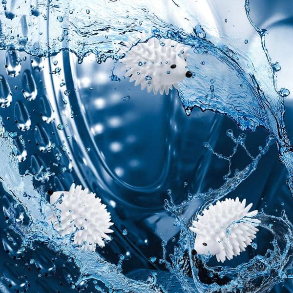 1PCS Reusable Hedgehog Laundry Balls Hair Grabs Washing Machine Drying Fabric Softener Ball For Home Clothes Cleaning Ball Tools