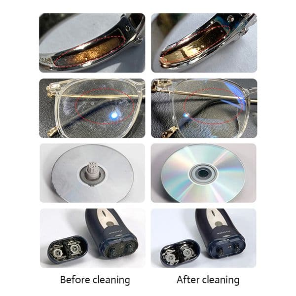 SS-968 Ultrasonic Cleaner 30/50W Sonicator Bath 40Khz Degas for Watches Contact Lens Glasses Denture Teeth Electric Makeup Razor