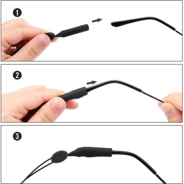 IENJOY Adjustable Eyewear Retainer Universal Fit Sports Sunglasses Retainer Unisex Strap Safety Glasses Holder Anti-Slip String