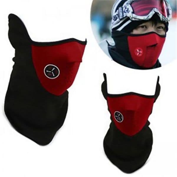 Windproof Bike Bicycle Cycling Mask Warm Neck Half Face Mask Ski Snowboard Outdoor Masks Dust Neoprene Winter Sport Mask Hot