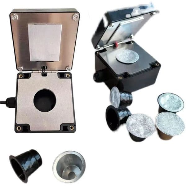110V 220V Electric new Coffee Capsule Sealing hine Portable Aluminum Foil Capsule Sealer With Capsule 2025 Shells Foils