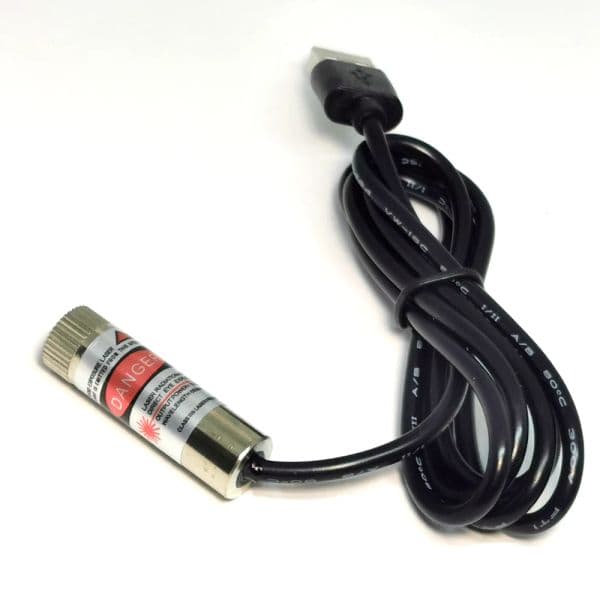 USB Adapter 635nm 638nm 100mw Red Laser Diode Module Focusable Cross Line Dot Beam 12*35mm