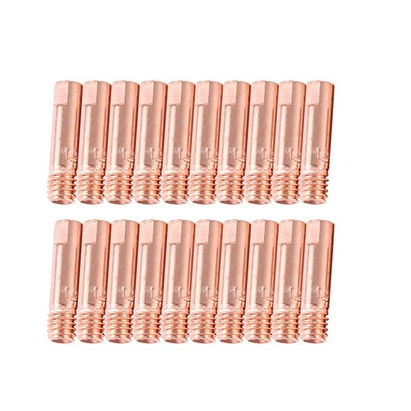 20pcs MIG/MAG Welding Nozzle Contact Tips Gas Diffuser Gas Connector Holder Set Welder Soldering Supplies Accessory