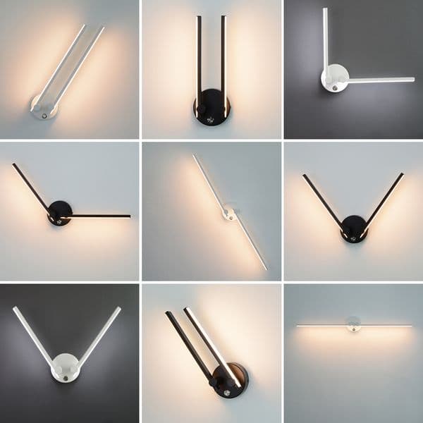 Indoor LED Wall Lamps 8W 10W 12W 300° Rotatable Nordic Mirror Front Light For Bedroom Bedside With Switch Wall Sconce