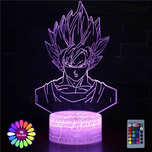 Anime 2025 3D Lamp Night Light Boys Girls Manga Gift Touch Remote Control 16 new Colors Changing Led Table Lamp Room Bedroom Desk Decor