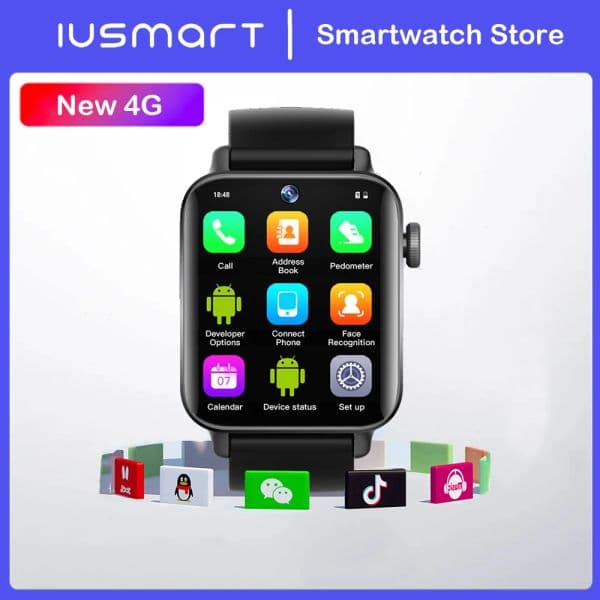 I1PRO new 1.78 inch WIFI GPS Watch 2025 4G SIM Connect Smart watch full Netcom 16G /64G smartwatch 5MPX video call Android 8.1 system