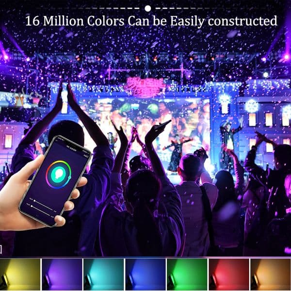 Tuya Smart RGB Floodlight 30W 50W 100W 220V Flood Light Waterproof IP66 8 Scene Modes for you to Choose LED Outdoor Floodlight