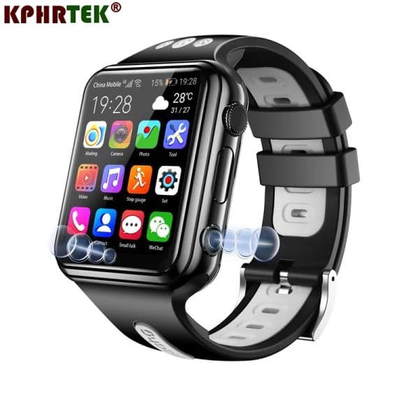Dual Camera W5 Android 9.0 4G Video Call Smart Watch Phone 4 Core CPU 8GB new 16GB GPS 2025 WIFI Student Children App Store Smartwatch