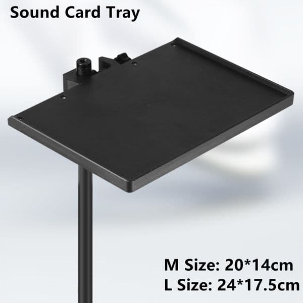 New Practical Tools Microphone Stand Sound Card Tray Brand New Small Accessory Stable And Strong Universal 1pc